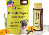Natural Dog Company bálsamo pliegues perro, cuidado suave para arrugas.