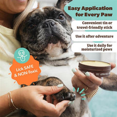 Natural Dog Company Paw Soother, lata de 60 ml lista para uso diario.