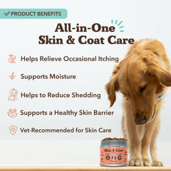 Natural Dog Company Vet Strength Omega barrita nutricional para uso diario y sabor agradable.
