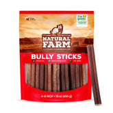 Natural Farm palitos de res de 4-8 pulgadas, ideal para masticación prolongada.