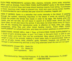 Natural Pet Products ajo orgánico, ingrediente clave para mascotas