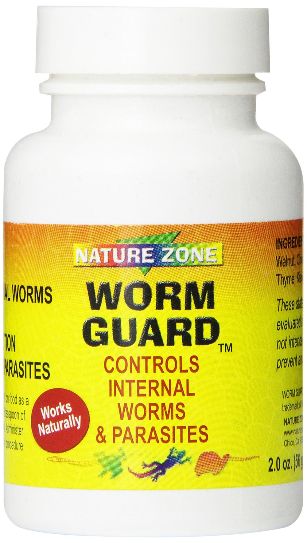 Nature Zone SNZ59321 Polvo protector de gusanos para reptiles, mantiene limpio el terrario.