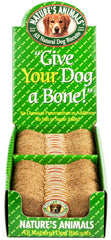 Nature's Animals galletas con harina de trigo integral y salvado.
