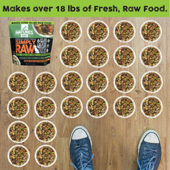 Nature's Diet Simply Raw huevo entero, fuente de proteína y energía.