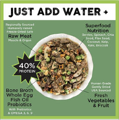 Nature's Diet Simply Raw: mezcla de carne y vegetales para perros.