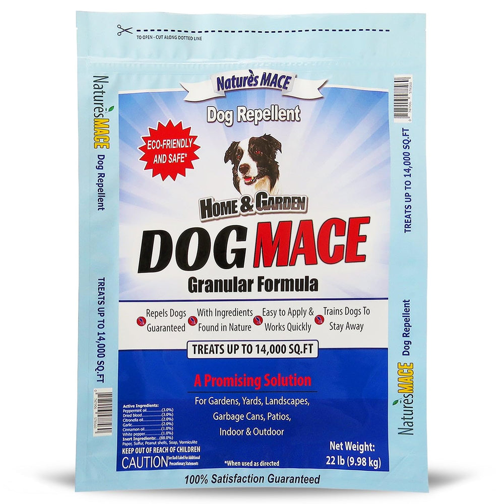 Nature's MACE granulado repelente para perros protege césped y macizos con aroma natural
