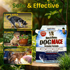 Nature's MACE repelente granulado para arbustos protege las plantas.