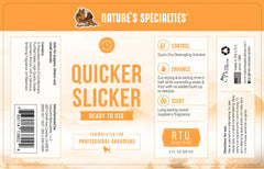 Nature's Specialties Quicker Slicker, aplicación tras baño para pelo suave.