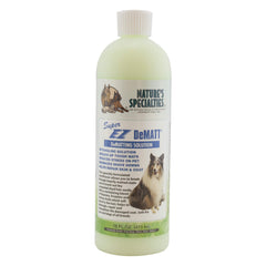 Nature's Specialties Super EZ DeMatt, botella de 16 oz, desenreda nudos difíciles