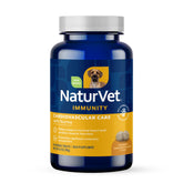 NaturVet Cardiovascular Support para perros, botella de masticables fáciles de administrar.