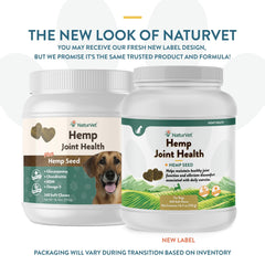 NaturVet Hemp Joint Health soft chew para perros activos