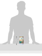 NaturVet Kelp Help Plus Omegas, textura fina de polvo para mezclar con alimento.