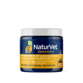 NaturVet Mushroom Max, suplemento inmunidad para perros, 60 cápsulas, apoyo diario.