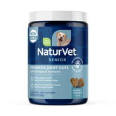 NaturVet Senior gomitas suaves para soporte articular diario.