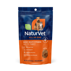 NaturVet Todo-en-Uno para perros: jarro de 13 oz fácil dosificar y almacenar.