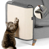 NATUYA protector de muebles: tapete sisal para sofá gris oscuro, reduce arañazos.