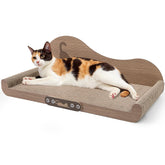 NATUYA rasca-gato lounge cama 24p para juego y descanso cómodo.