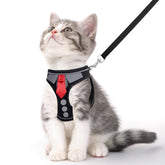 Arnés de NCMAMA para gatos con lazo llamativo, ideal para paseos elegantes