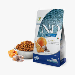 N&D Ocean Arenque con Calabaza y Naranja: envase para conservación de frescura.