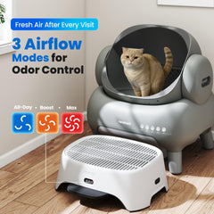 Neakasa Airstep altura-paso-6-5 peldaño cómodo para gatos.