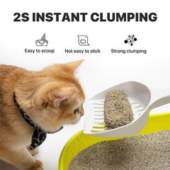 Neakasa Mineral Gato Litter: aglutinación rápida para limpieza eficiente y menos derrames.