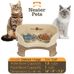 Neater Feeder Deluxe base antideslizante, evita movimientos durante la comida.