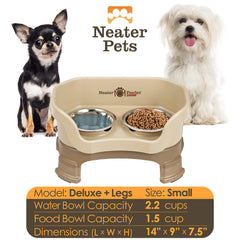 Neater Feeder Deluxe: control de derrames para evitar salpicaduras durante la comida.