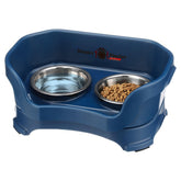 Neater Feeder Deluxe: estación de alimentación para gatos en casa, mantiene el área de comida ordenada