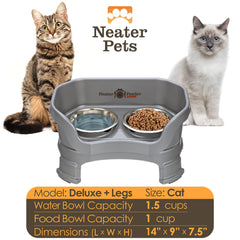 Neater Feeder Deluxe tazón de agua, 1.5 tazas para uso diario