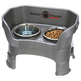 Neater Feeder Deluxe, tazón de alimento y agua elevados, área de comida limpia y ordenada