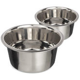 Neater Feeder repuestos Mediano Premium: dos tazones de acero inoxidable para comida y agua