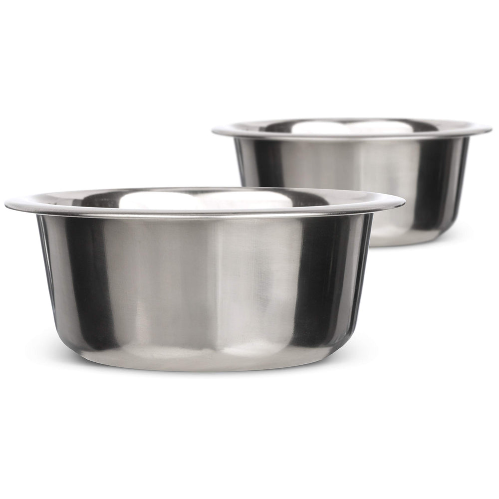 Neater Pet Brands cuencos 18oz, dos tazones, vista superior mostrando durabilidad.