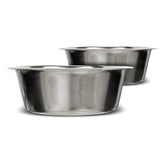 Cuenco de Neater Pet Brands en acero inoxidable, 12 tazas, ideal para comida de perros grandes.