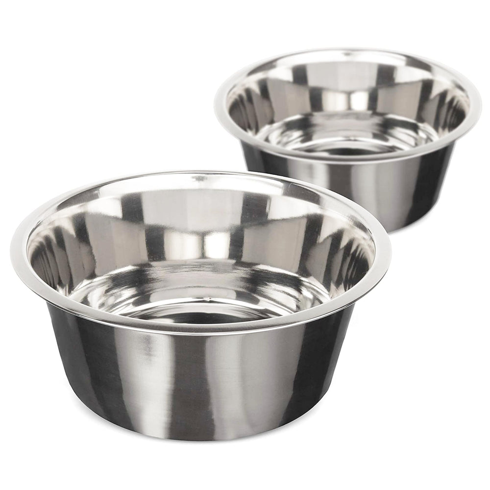 Neater Pet Brands cuencos de acero inoxidable de 9 tazas, duraderos para perros grandes.
