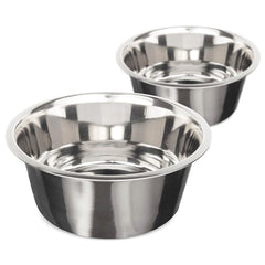 Neater Pet Brands cuencos de acero inoxidable de 9 tazas, duraderos para perros grandes.
