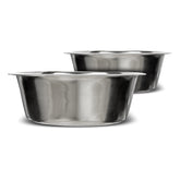 Neater Pet Brands dos cuencos inoxidables para comida o agua, duraderos y fáciles de limpiar