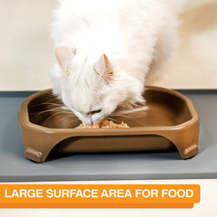 Neater Pet Brands gran superficie para beber y comer, cómodo para mascotas
