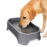 Neater Pet Brands tazon-grande-perro-exterior-sin-derrame ideal para beber sin salpicaduras al exterior