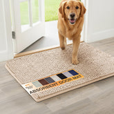 Neater Pets Chenille Alfombrilla de entrada absorbente atrapa suciedad y humedad.