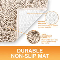 Neater Pets Chenille Textura densa ofrece confort suave para patas.