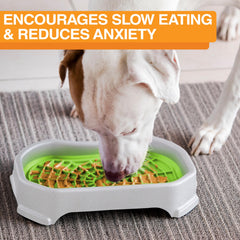 Neat-Lik Pad promueve alimentación lenta para mejor digestión.