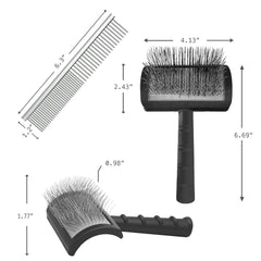 NeatHoiho peine acero inoxidable 2 en 1 para eliminar pelos sueltos