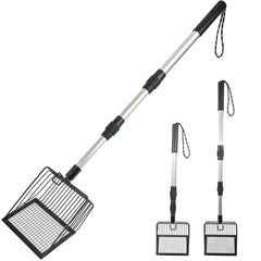 Neehows cuchara para arena de gato con mango extensible para mayor comodidad.