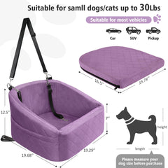 NEEZUKAR asiento coche perro medio ofrece soporte estable en trayectos largos.