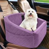 NEEZUKAR asiento coche perro pequeño para viajes seguros y cómodos.