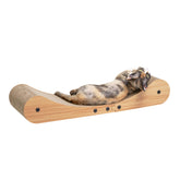 Nekosan rascador cama xl, 27,5 pulgadas de largo, ideal para gatos grandes.
