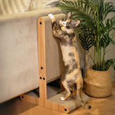 Nekosan rascador para gatos en forma de T horizontal listo para estirarse y rascar