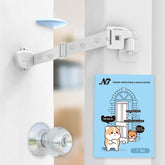 Neobay muestra la cinta-puerta-ajustable-gato para control de acceso del felino