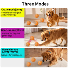 NETRCO juguete bola para perros con tres modos de juego