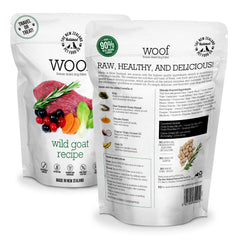 The New Zealand Natural Pet Food Co Woof porción lista para servir en plato
